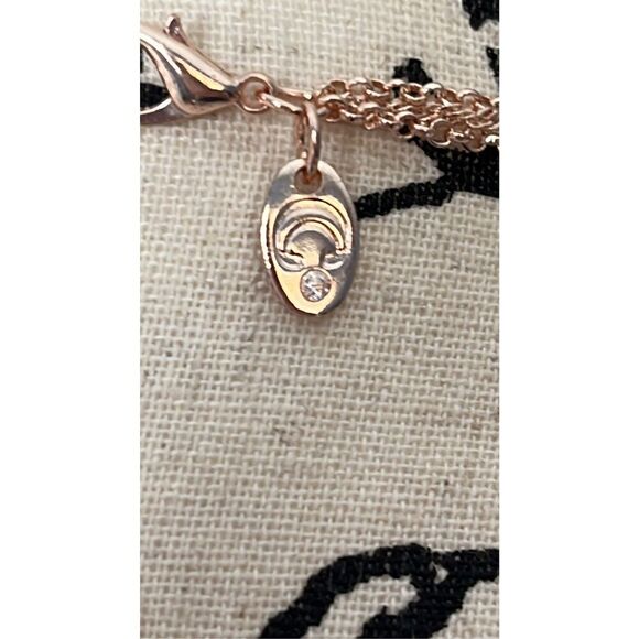 Vintage Charming Charlie Goldtone 3-Strand Necklace 18” - Picture 3 of 5